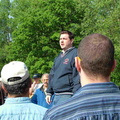 Phill Miller, drivers meeting