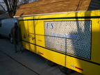 Paul Quiniff took a new bare frame trailer and made this lightweight composite box trailer that features a pop up top.
