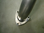Custom turbo flange from 328 Stainless Steel