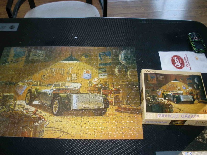 Puzzle done - time to go home.